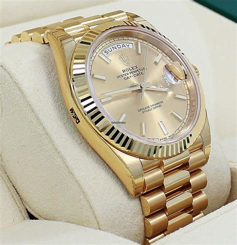 rolex day date 40 weight in grams|pre owned rolex president 40mm.